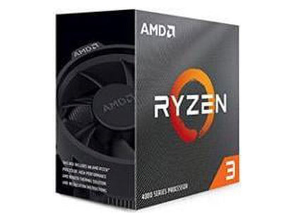 Ryzen 3 4100 3.8Ghz 4-Core AM4 Processor with Wraith Stealth Cooler - 100-100000510BOX